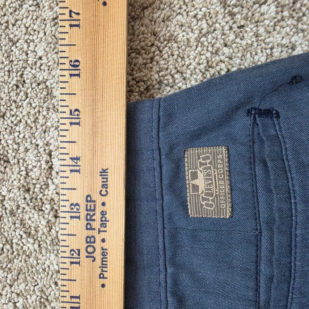VINTAGE Levi's Officer Corps Pleated Trousers Mens 33 Blue Gray Casual Outdoor